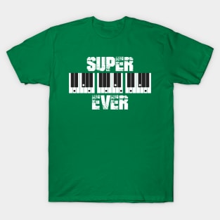 Super DAD Ever with Piano Chords T-Shirt